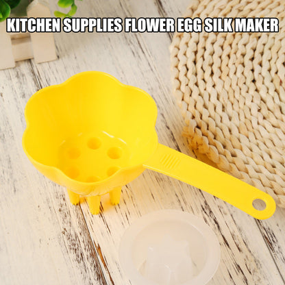 Kitchen Supplies Flower Egg Silk Maker