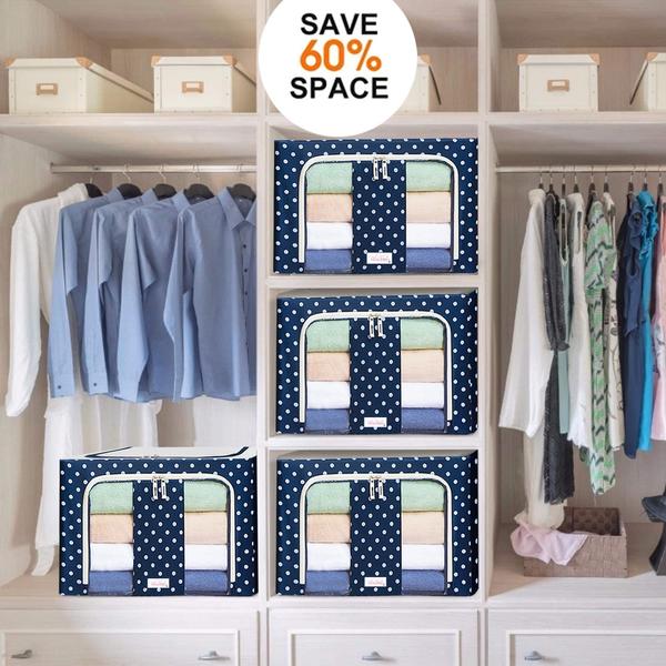 (🔥NEW YEAR HOT SALE-50% OFF🌟)Oxford Cloth Steel Frame Storage Box