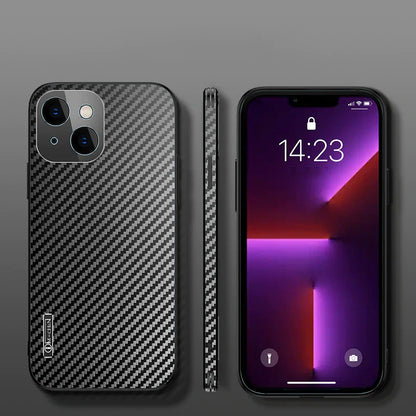 Carbon Fiber Suitable For Apple 13 Mobile Phone Case Protective Cover